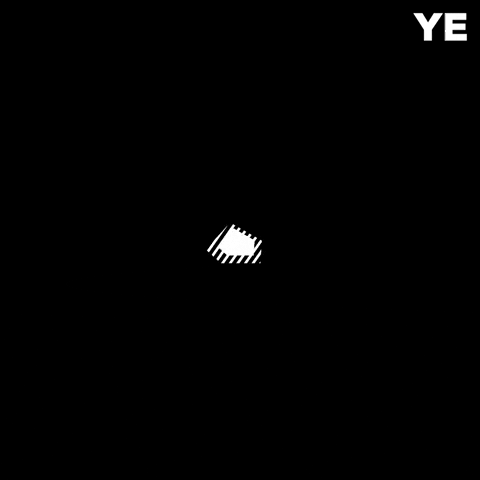 yeagency white bounce monochrome edgy GIF