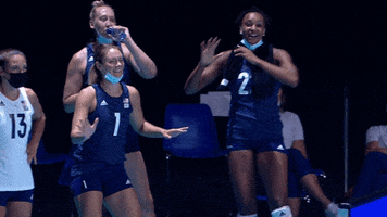United States Dancing GIF by Volleyball World