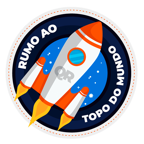 Rocket Qr Sticker by guilhermemachadooficial