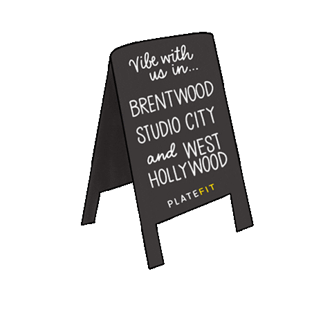West Hollywood Fitness Sticker by Platefit