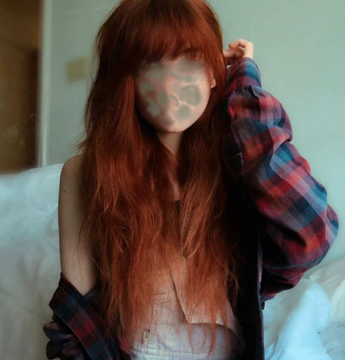 grunge redhead GIF