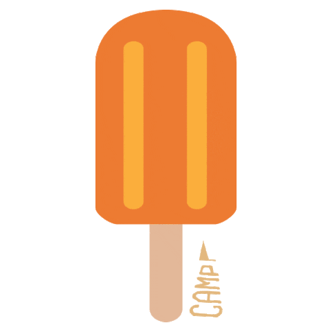 Summer Orange Sticker by CAMP Collection