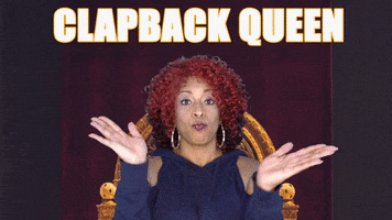 ComedianHollyLogan queen clap clapping comic GIF