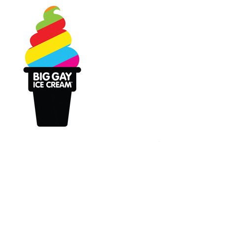 biggayicecream love heart pride ice cream GIF