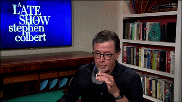 Donald Trump Sip Of Water GIF by The Late Show With Stephen Colbert