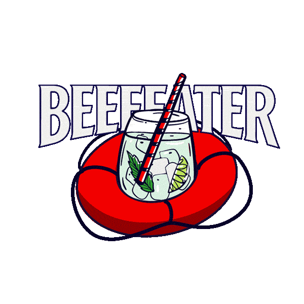 Summer Cocktail Sticker by Beefeater