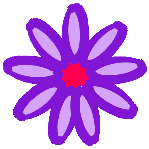 Illustration Flower Sticker