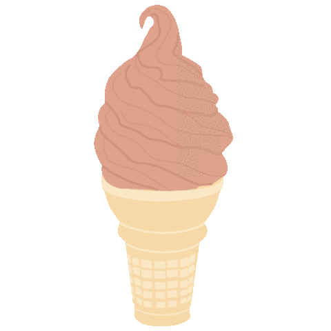 Ice Cream Chocolate Sticker by Tom Windeknecht for iOS & Android | GIPHY