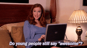 marcia cross do young people still say awesome GIF