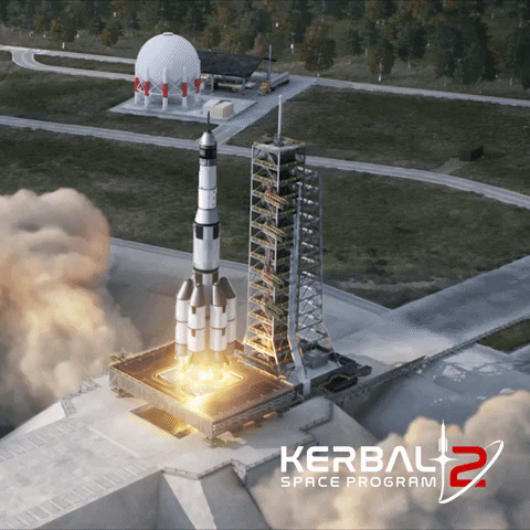 Launch Spaceship GIF by Kerbal Space Program