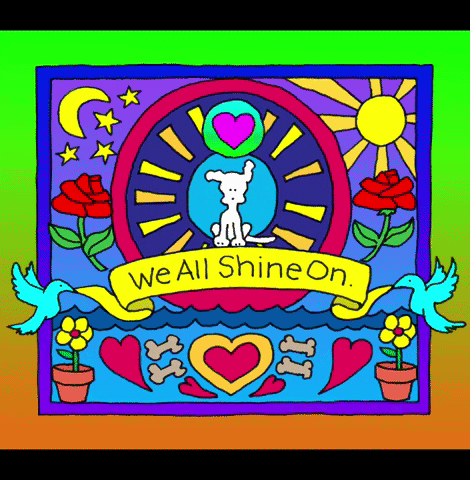 John Lennon Love GIF by Chippy the Dog
