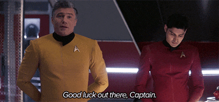Good Luck Out There Captain GIFs - Get the best GIF on GIPHY