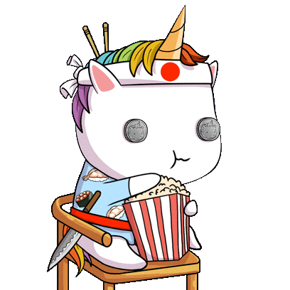 Locked In Popcorn Sticker by Chubbicorns