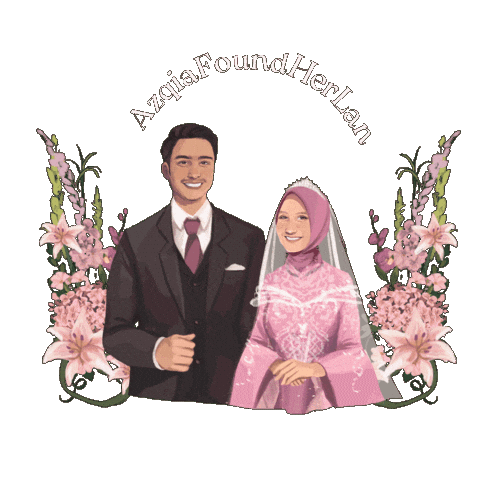 Couple Wife Sticker by Rafhi Dominic