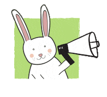 Bunny Animales Sticker by Te Protejo