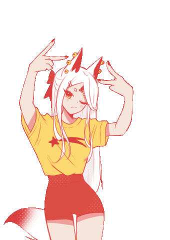 Happy Girl Sticker