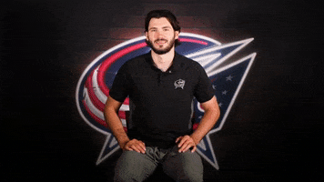 Lets Go Yes GIF by Columbus Blue Jackets