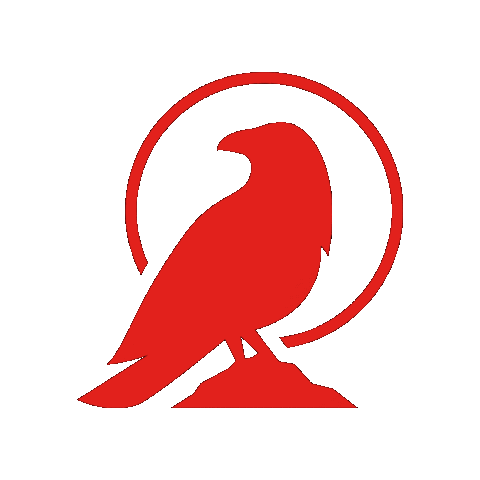 Saltire Crow Sticker by Saltire Motorcycles Ltd