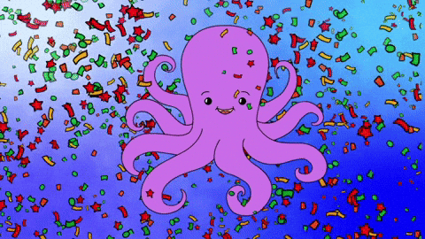 moving octopus gif