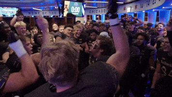 Yelling Big Ten GIF by Northwestern Athletics