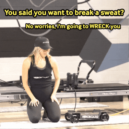 Sweat Pilatesburn GIF by heroboard fitnes