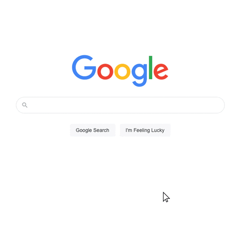 Google search gif. Typed into the Google search bar is the text, “Republican politicians willing to stand against Trumpism.” The screen switches to a Google 404 error screen that states, “The requested URL was not found on this server. That’s all we know.”