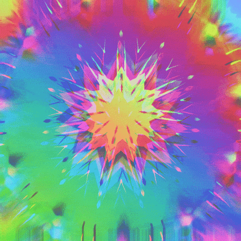 Rainbow Mandala GIF