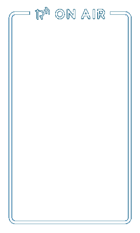 On Air Radio Sticker by fm102.5radio