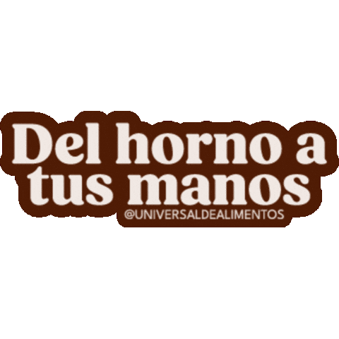 Horno Sticker by Universal de Alimentos