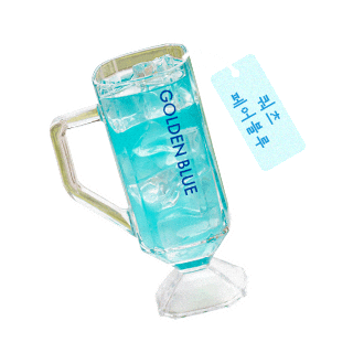 Quartz Highball Sticker by golden blue