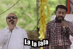 La La La Singing GIF