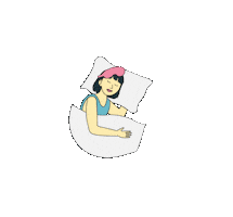 Nap Sticker by Kugelzwei
