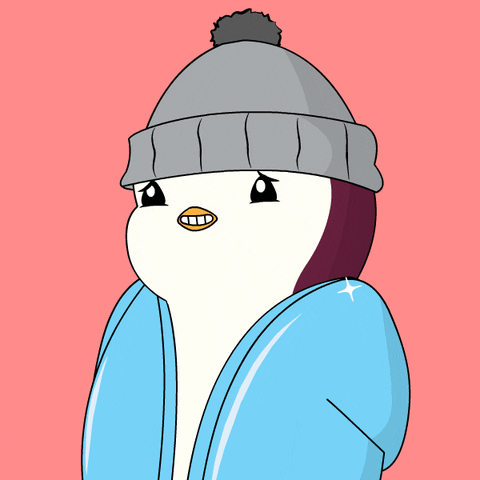 Excuse Me Smiling GIF by Pudgy Penguins