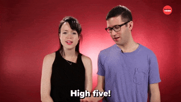 High Five Siblings GIF by BuzzFeed