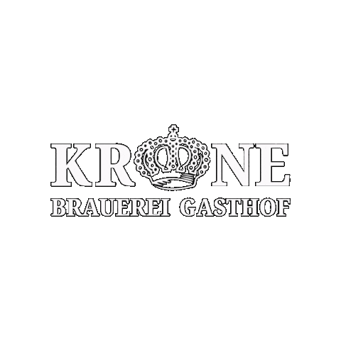 Krone Sticker by Brauerei Loscher