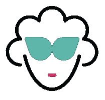 Rainbow Face Sticker by YourMom