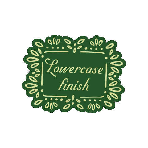 Finish Needlepoint Sticker by Imilla Designs