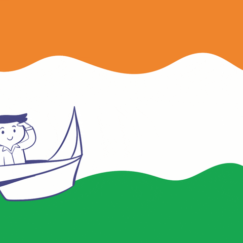 Independence Day India GIF by Doodlernie
