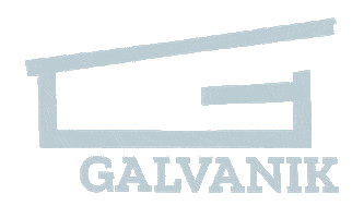 Blue Sticker by Galvanik Zug