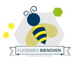 Bee Honeybee Sticker by Ruhr-Universität Bochum