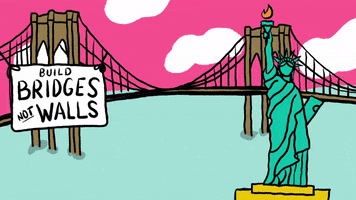 Statue Of Liberty Immigration GIF by INTO ACTION