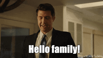 Greetings Hello GIF by NOW WE'RE TALKING TV SERIES