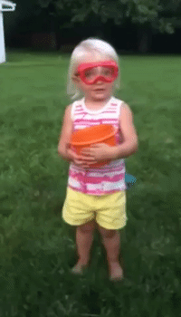 Two Year Old Competes Ice Bucket Challenge