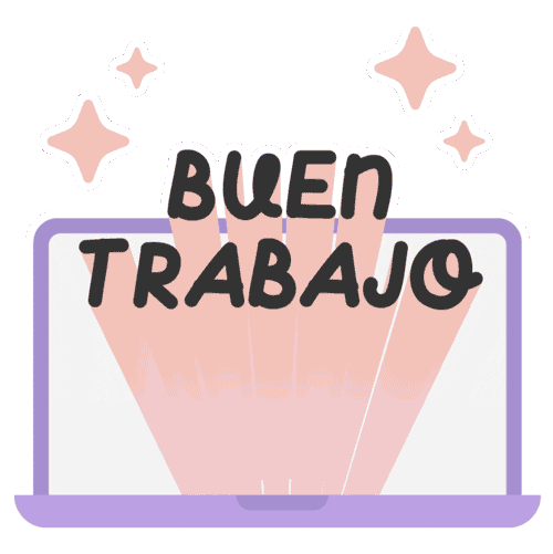 Buen Trabajo Working Sticker by Vida Eco Boutique Zero Waste for iOS &  Android | GIPHY