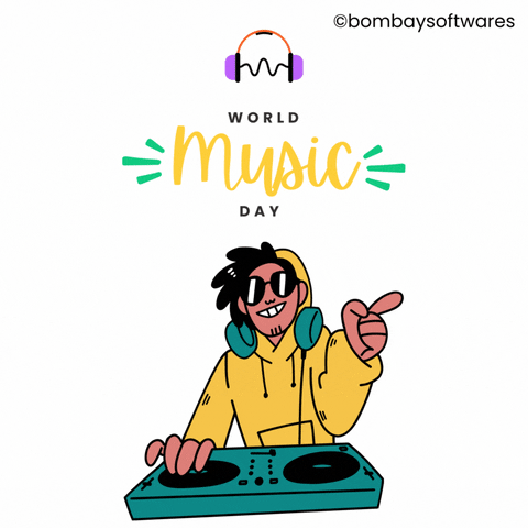 World Music Singing GIF by Bombay Softwares