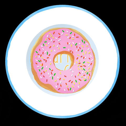 Donut Glückwunsch GIF by HeimatkundeVerl.de