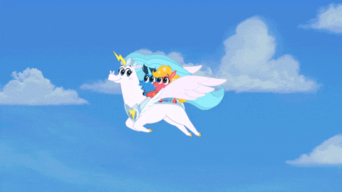 Rainbow Fly GIF by Nick Jr - Find & Share on GIPHY