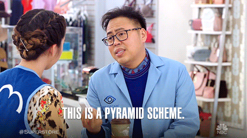 Nbc Pyramid Scheme GIF by Superstore - Find & Share on GIPHY