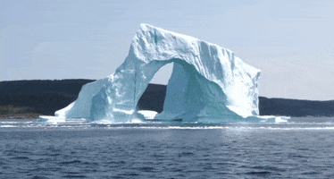 collapse iceberg GIF