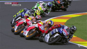 Slow Motion Racing GIF by MotoGP™